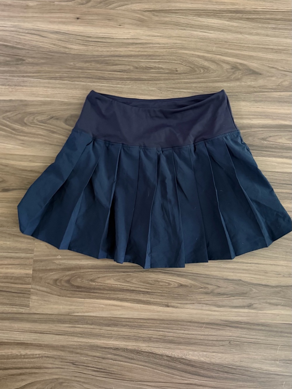 Women's Navy Pleated Tennis Skirt